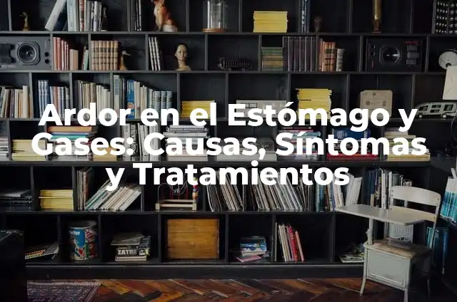 Molestias en el Ano y Gases: Causas, Síntomas y Tratamientos 7 Ardor en el Estómago y Gases: Causas, Síntomas y Tratamientos