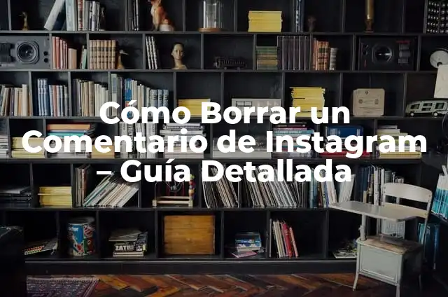 Cómo Borrar Todos los Chats de Instagram de Forma Segura y Permanente 6 Cómo Borrar un Comentario de Instagram – Guía Detallada