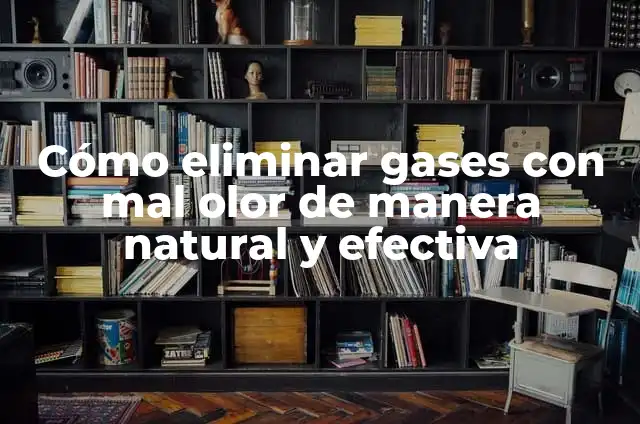 Cómo Quitar el Mal Olor de los Pies: Soluciones Efectivas y Consejos Prácticos 4 Cómo eliminar gases con mal olor de manera natural y efectiva