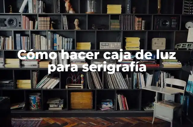 C贸mo Limpiar una Plancha de Ropa: Gu铆a Completa y Detallada 3 C贸mo hacer caja de luz para serigraf铆a