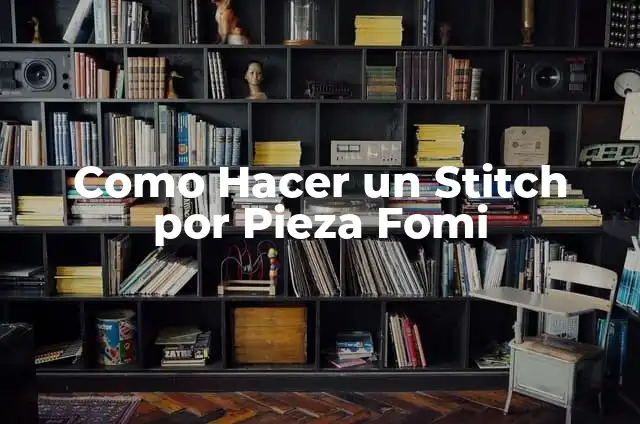 Manómetro Significado de Cada Pieza 3 Como Hacer un Stitch por Pieza Fomi