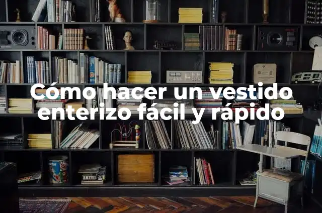 Significado en latín de Rengo 3 Cómo hacer un vestido enterizo fácil y rápido