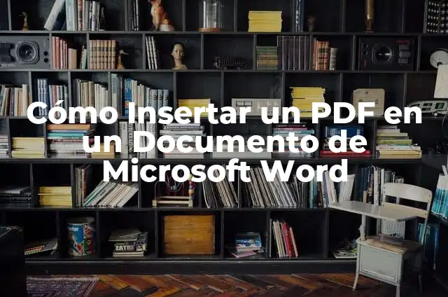 Cómo hacer un documento tipo revista en Word 4 Cómo Insertar un PDF en un Documento de Microsoft Word