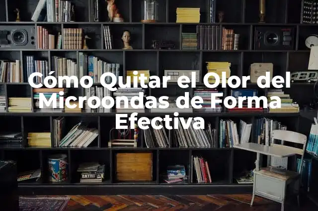 ¿Cómo Quitar el Olor de Pipí de Gato de tu Hogar Forever? 5 Cómo Quitar el Olor del Microondas de Forma Efectiva