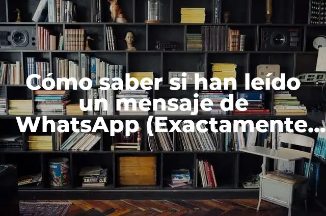 Cómo saber si han leído un correo electrónico: Guía completa 3 Cómo saber si han leído un mensaje de WhatsApp (Exactamente lo que busca)