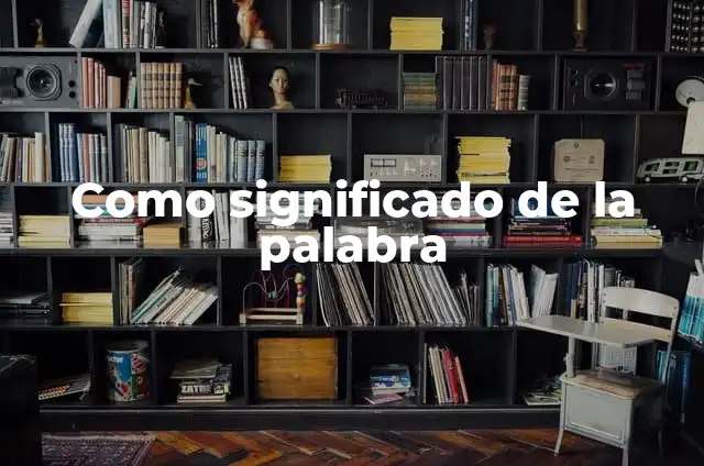 Melifluo Significado de la Palabra 3 Como significado de la palabra