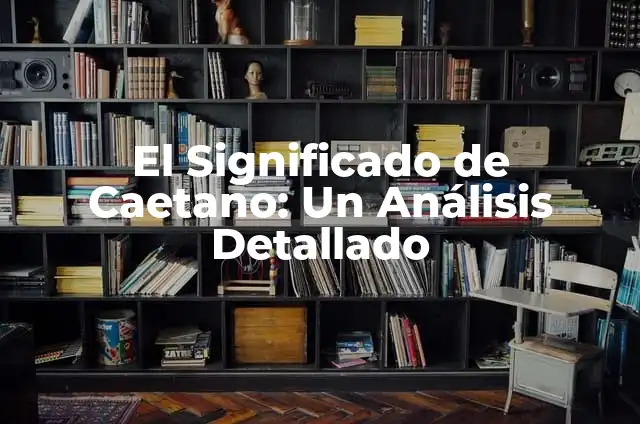 He Comido Demasiado y Me Duele la Barriga: ¿Qué Pasa y Cómo Aliviar el Dolor? 5 El Significado de Caetano: Un Análisis Detallado
