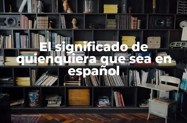 Cómo hacer para que un gato no sea agresivo 8 El significado de quienquiera que sea en español