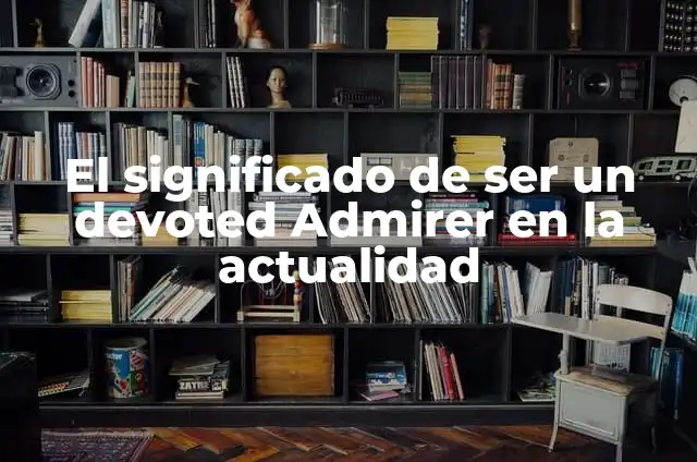 Cómo hacer una mampara de madera para fiestas 8 El significado de ser un devoted Admirer en la actualidad