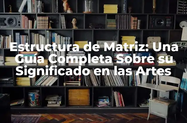 ¿Qué es la Matriz de la Mujer? - Descubre el Poder Femenino 4 Estructura de Matriz: Una Guía Completa Sobre su Significado en las Artes