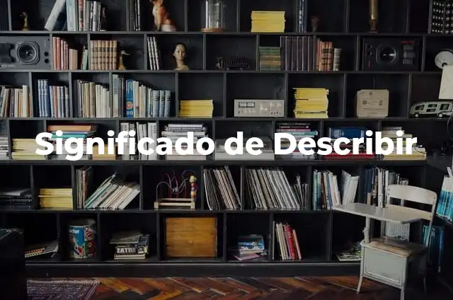 Significado de Describir