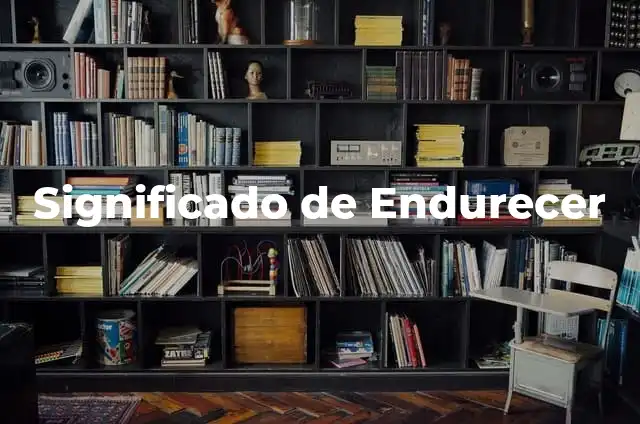 Cómo hacer engrudo para pegar y endurecer 8 Significado de Endurecer