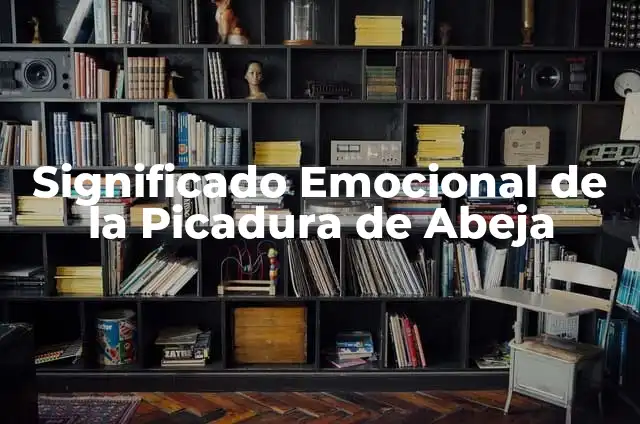 Cómo hacer una oveja con una botella y algodón 3 Significado Emocional de la Picadura de Abeja