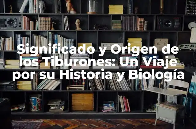 significado y origen de yearim 3 Significado y Origen de los Tiburones: Un Viaje por su Historia y Biología