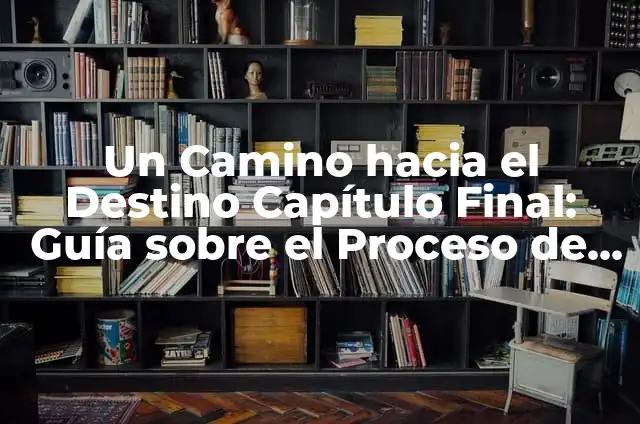 Un Camino hacia el Destino: Capítulo 7 - Desbloquea tus Sueños 5 Un Camino hacia el Destino Capítulo Final: Guía sobre el Proceso de Cierre de la Vida