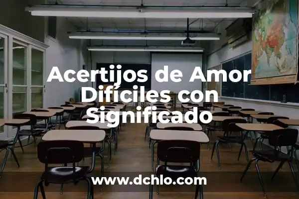 Cómo hacer difíciles 6 Acertijos de Amor Difíciles con Significado