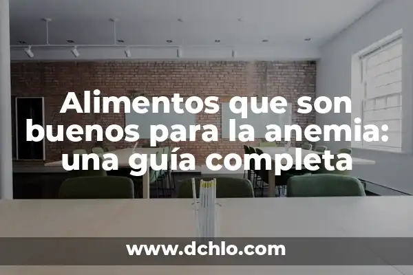 Alimentos Que Son Buenos Para La Tiroides: Una Guía Completa 5 Alimentos que son buenos para la anemia: una guía completa