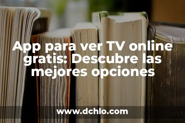 Elimina personas de tus fotos con la mejor app para quitar personas de las fotos 4 App para ver TV online gratis: Descubre las mejores opciones