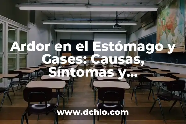 Sintomas de Ardor en el Estómago: Causas, Síntomas y Tratamientos 3 Ardor en el Estómago y Gases: Causas, Síntomas y Tratamientos