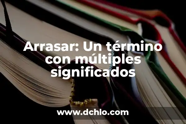 Significado de la Flor de Cerezo 3 Arrasar: Un término con múltiples significados