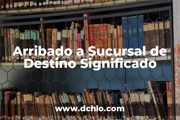 Significado del 1 de Troncos en la Baraja 6 Arribado a Sucursal de Destino Significado