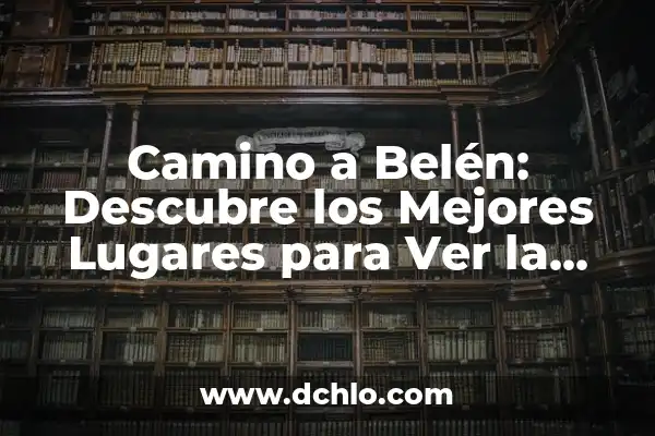 ¿Dónde salir de fiesta en Málaga? Descubre los mejores lugares y experiencia nocturna 7 Camino a Belén: Descubre los Mejores Lugares para Ver la Navidad en España