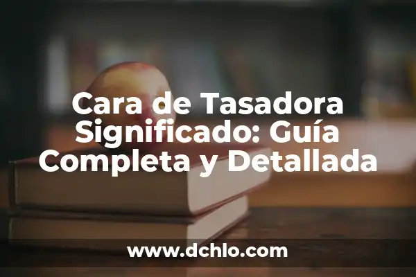 Cómo Aplicar Vitamina C en la Cara: Guía Detallada y Completa 3 Cara de Tasadora Significado: Guía Completa y Detallada