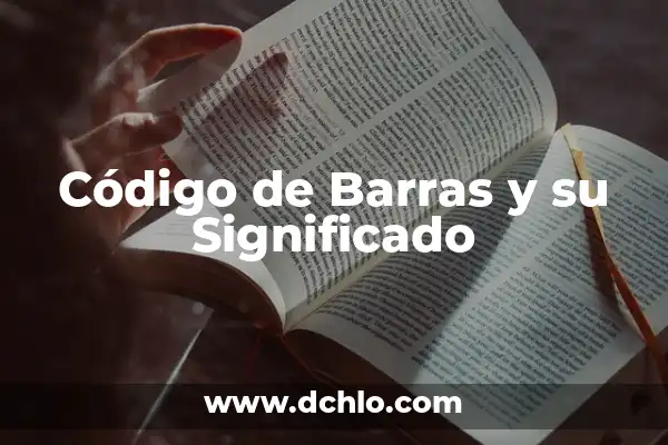 Tatuajes de Códigos de Barras: Significado y Simbolismo 6 Código de Barras y su Significado