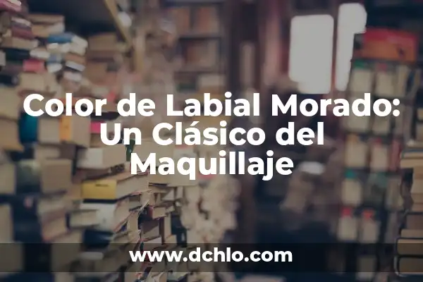 Significado del Maquillaje de Catrinas: Un Arte Cultural Profundo 3 Color de Labial Morado: Un Clásico del Maquillaje