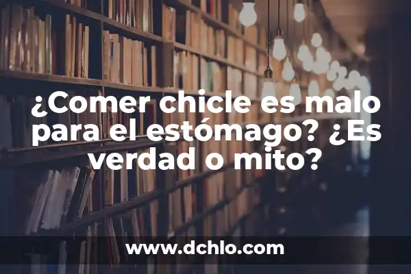 Cómo Hacer Pasta en el Horno 6 ¿Comer chicle es malo para el estómago? ¿Es verdad o mito?