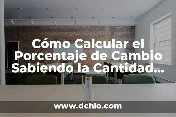Cómo Calcular el Apotema de un Pentágono Sabiendo el Lado: Fórmula y Ejemplos 8 Cómo Calcular el Porcentaje de Cambio Sabiendo la Cantidad Inicial y Final