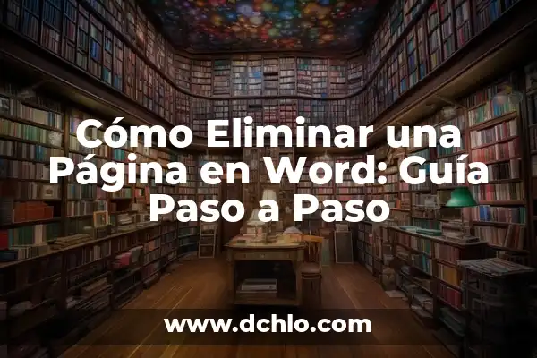 Cómo Desinstalar un Programa en Windows 10 - Guía Paso a Paso 3 Cómo Eliminar una Página en Word: Guía Paso a Paso