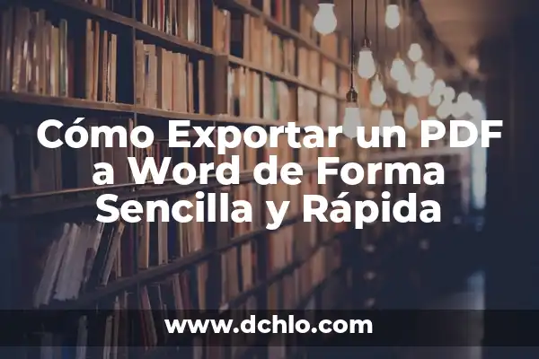 Cómo Eliminar Muchas Canciones de Spotify de Forma Rápida y Sencilla 3 Cómo Exportar un PDF a Word de Forma Sencilla y Rápida
