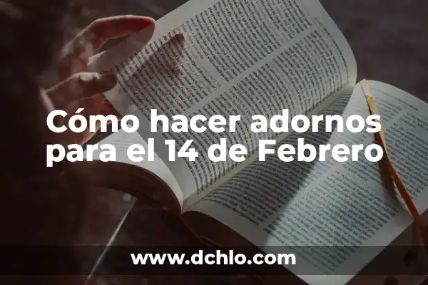 Cómo hacer adornos de Navidad con silicona 4 Cómo hacer adornos para el 14 de Febrero