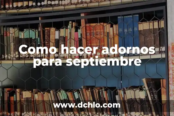 Cómo hacer adornos de Navidad con silicona 7 Como hacer adornos para septiembre