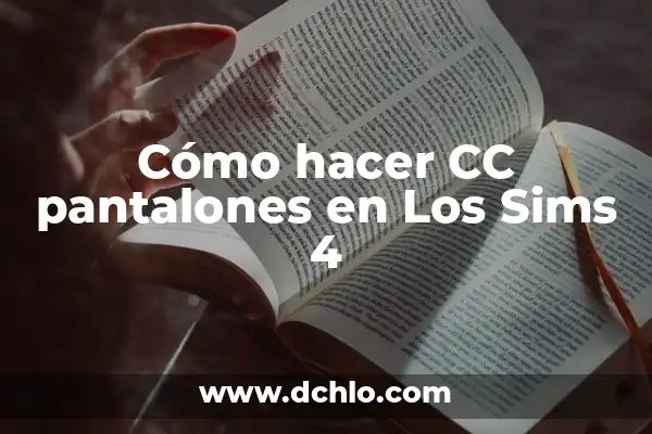 Cómo Añadir una SIM a una Unidad Doméstica en Sims 4: Guía Completa 3 Cómo hacer CC pantalones en Los Sims 4