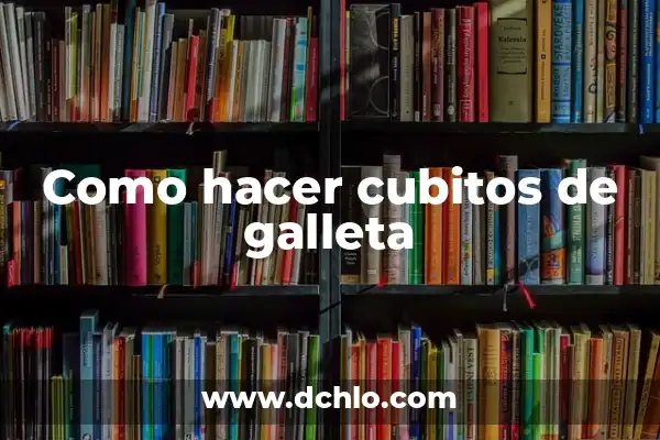 Cómo Hacer Champurrado de Galleta 8 Como hacer cubitos de galleta