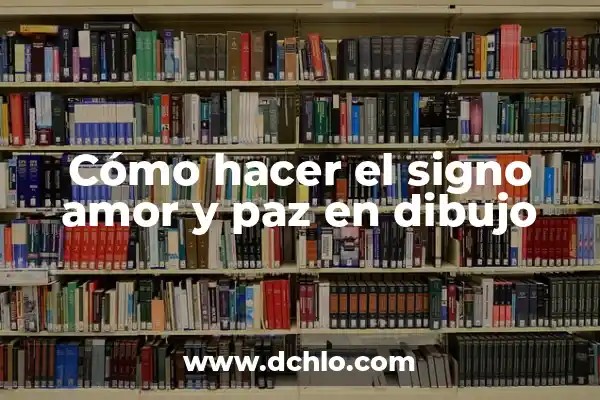 Significado de Signo y Símbolo Católico 6 Cómo hacer el signo amor y paz en dibujo