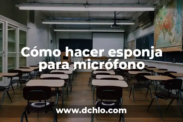 Cómo Hacer un Bob Corto 8 Cómo hacer esponja para micrófono
