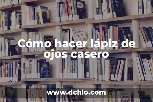 Cómo hacer carpetas para hojas de un cuarto Watman 3 Cómo hacer lápiz de ojos casero