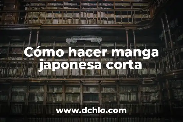 El Significado de Susano en la Mitología Japonesa 5 Cómo hacer manga japonesa corta