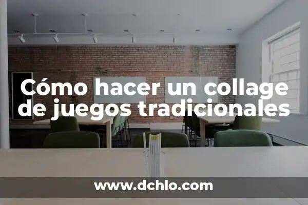 Cómo hacer un collage con PowerPoint 4 Cómo hacer un collage de juegos tradicionales