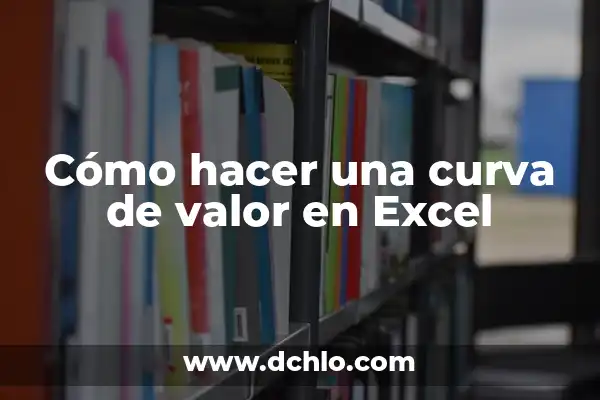 Inicial de nombre m significado 4 Cómo hacer una curva de valor en Excel