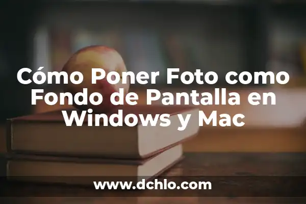 Cómo Borrar Fondo de Pantalla iPhone - Guía Completa 7 Cómo Poner Foto como Fondo de Pantalla en Windows y Mac