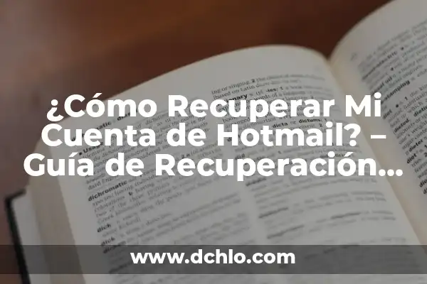 ¿Cómo recuperar contactos de WhatsApp eliminados? 4 ¿Cómo Recuperar Mi Cuenta de Hotmail? – Guía de Recuperación de Acceso