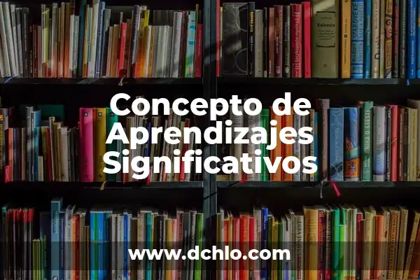 La Importancia de los Aprendizajes Significativos 3 Concepto de Aprendizajes Significativos