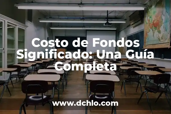 Ver en directo la 1 de TVE - Guía completa para disfrutar de la televisión en línea 6 Costo de Fondos Significado: Una Guía Completa