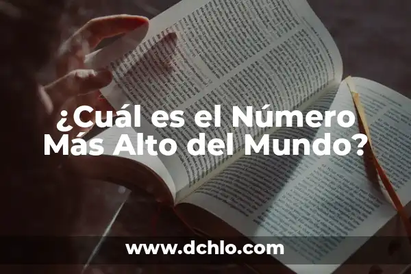 Cual es la Enfermedad Más Letal del Mundo: Una Mirada a las Estadísticas y Causas 3 ¿Cuál es el Número Más Alto del Mundo?