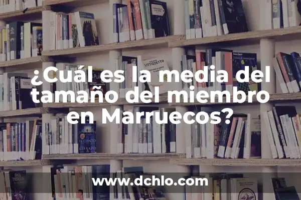 El significado de ser un miembro de una empresa 8 ¿Cuál es la media del tamaño del miembro en Marruecos?