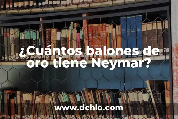 Cantidad de Balones de Oro de Alfredo Di Stéfano 5 ¿Cuántos balones de oro tiene Neymar?